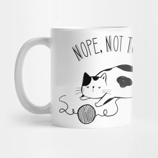 Lazy Cat Funny Cats Feline Friend Design Gifts Mug